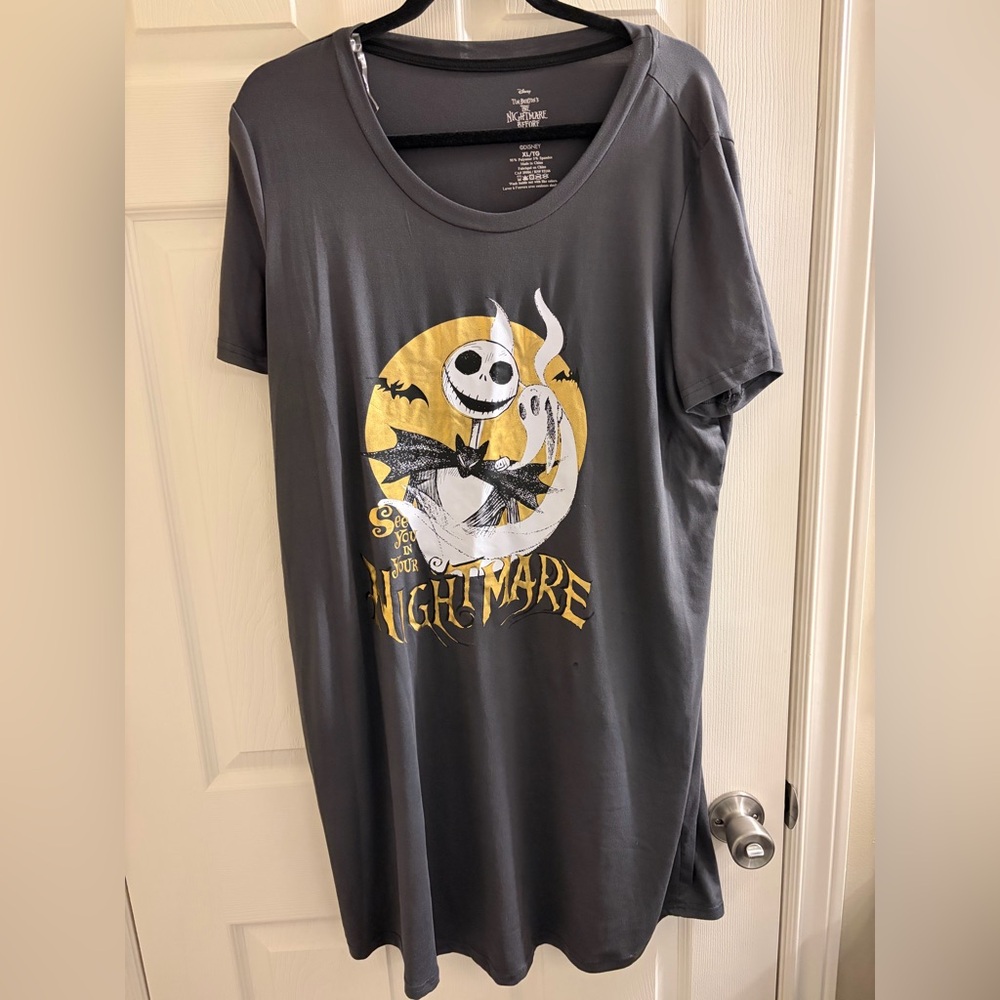 The Nightmare Before Christmas PJ Nightgown- XL